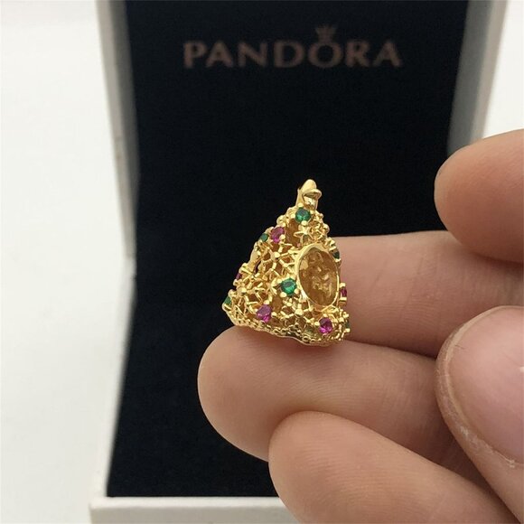 ✨🔥Pandora Glitter Christmas Tree Charm - Picture 8 of 9